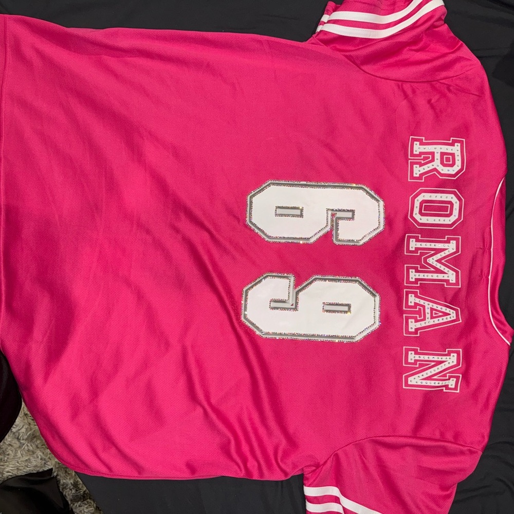 Custom hand bedazzled Queen/Nicki Minaj jersey